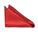 Moda Di Raza Red Pocket Squares For Men, Hanky Satin Finish, Handkerchief for Men, Pañuelos Para Hombres, For Formal Suit Wedding