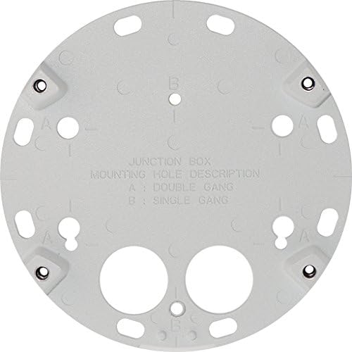 Axis Communications T94G01S Mounting Bracket for Q1765-LE, Q1931-E, Q1932-E, Q1941-E and Q2901-E Network Cameras, White
