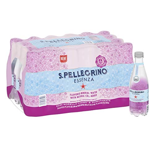 S.Pellegrino Essenza Dark Morello Cherry & Pomegranate Flavored Mineral Water