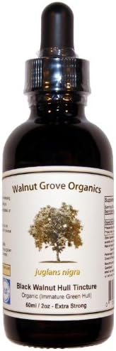 Walnut Grove Organics 2 fl oz / 60 ml Fresh Organic Green Black Walnut Tincture Dropper Bottle