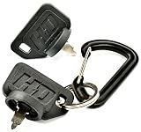 (2 Pack) HD Switch Ignition Switch KEY replaces Toro TimeCutter Zero Turn 4225 5060 SS4235 SS5000 SS3200 SS3216 SS3225 SS4200 SS4225 SS4250 SS4260 SS5035 SW3200 SW4200 SW5000 + FREE Carabiner Keychain