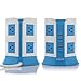 SAFEMORE USB Power Strip 8-Outlet and 4 USB Charging Ports with 6.5-Feet Cord (Blue)