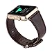 For Apple Watch 42mm Bands, Gotd Replacement Accessories Leather Buckle Wrist Watch Band Strap Belt for Watch Apple Watch 42mm (Dark Brown)