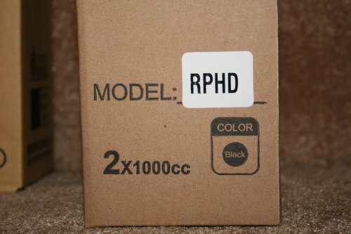 2 Riso Compatible S-4386 HD Black Ink Tubes, for Risograph RP3700, and RP3790 Duplicators