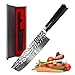 imarku Professional Kitchen Knife Set with Block Wooden, Knife Sharpener for Chef Knife Set, German Stainless Steel Kitchen Knives (7-inch Nakiri Knife)