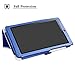 MediaPad T3 7.0 Case,Mama Mouth PU Leather Folio 2-Folding Stand Cover with Stylus Holder for Huawei MediaPad T3 7.0 Inch Tablet,Dark Blue