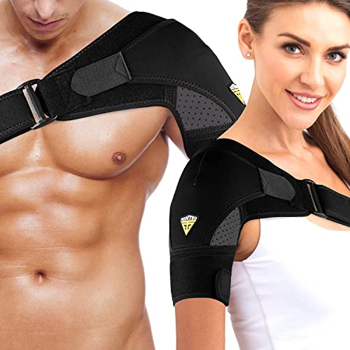 Shoulder Brace for Torn Rotator Cuff 4 Sizes Sleeve Wrap for Pain