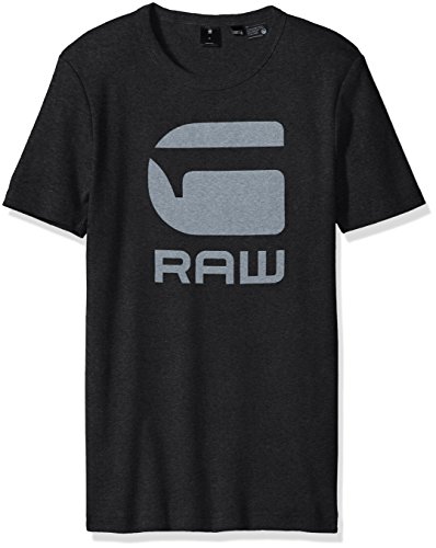 G-star raw men s drillon round neck tee short sleeveblack htrx-sm…