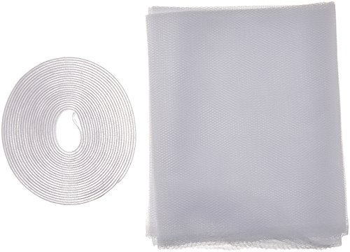 White Mesh Hole Anti Mosquite Screen for Window w Tape White Mesh Hole Anti Mosquite Screen for Window w Tape