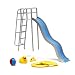 Lundby Stockholm 1:18 Dolls House Garden Pool Accessories Water Slide Toys Set