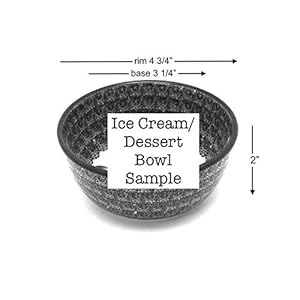 Polish Pottery Bowl – Ice Cream/Dessert – White Poppy