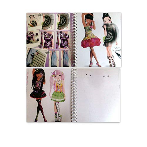 Top Model Fashion Design Colouring Book Buy Online in UAE. Toys And Games Products in the