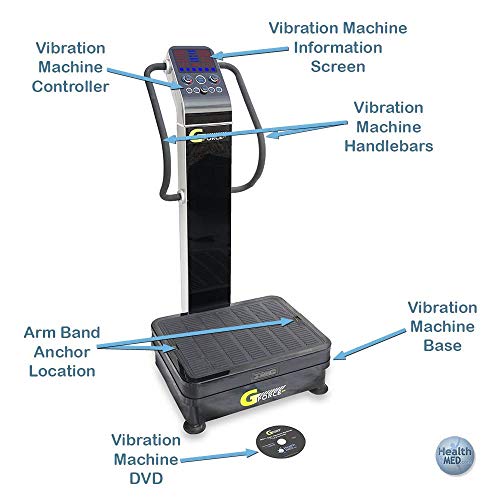 GForce Professional Dual Motor Whole Body Vibration Machine 1500 Watt - Thumbnail 4