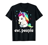 Ew People Unicorn Shirt For Girls Women