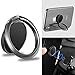 Phone Ring Holder Finger Kickstand -SHSF 360° Rotation Metal Ring Grip Magnetic Car Mount Compatible Phone Xs Max XR X 8 7 6 6s Plus Galaxy S9 S8 S7 All Smartphone-Black (1, 1)