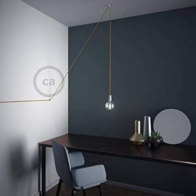 gancho de techo o pared Fabricado en Italia. Colores: blanco