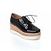 Carol Shoes Fashion Women's Comfort Lace-up Assorted Colors Casual Outdoor Platform Shoes