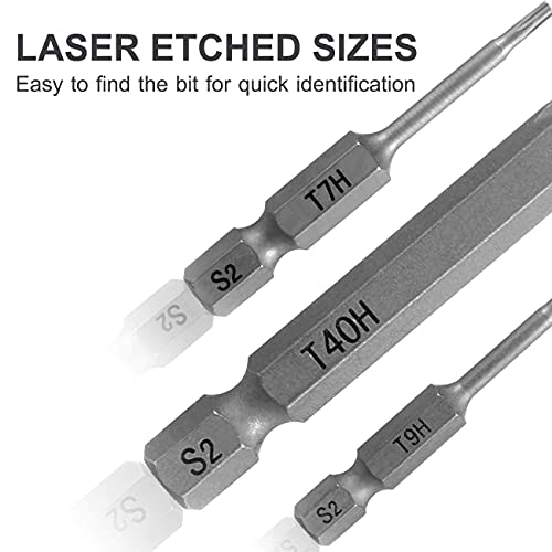 GreaTalent 56in1 S2 Steel Impact Driver Bit Set 1/4" Hex Shank