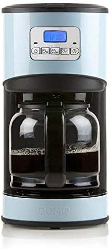 Domo Coffee Maker, 1.5 Litre, Vintage Blue