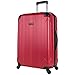 Kenneth Cole Out of Bounds Lightweight Durable Hardshell 4-Wheel Spinner Cabin Size Travel Suitcase, Red, 28-Inch Checked