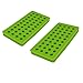 40 Tray Mini Ice Ball Molds Ice Cubes Frozen Cube Bar Pudding Silicone Tray Mould DIY Molds Tool Set of 2 (Green)