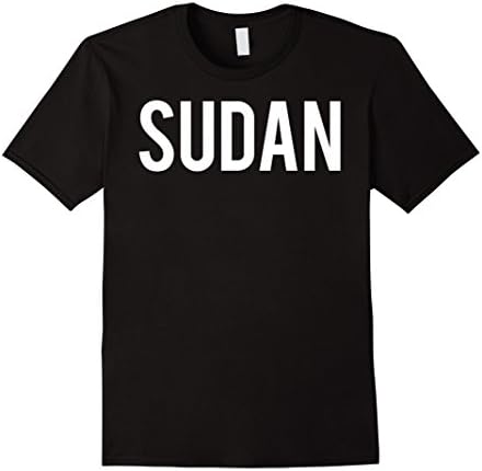 Mens Sudan T Shirt Cool sudanese country fan funny cheap gift tee 3XL Black