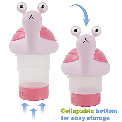 ATDAWN Pool Chlorine Floater, Floating Chlorine Dispenser for Pools