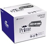 Dorco STP301 Prime Platinum Double Edge Blades 1,000 Blades