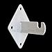 Gridwall Mount Brackets For Grid or Slatgrid Panels Box of 18 Pcs White Color