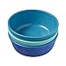 ECR4Kids My First Meal Pal Snack Bowls, Kids Plastic Tableware, Stackable and Dishwasher Safe, Stackable Bowls for Baby, Toddler and Child Feeding, 3-Pack - Tropical