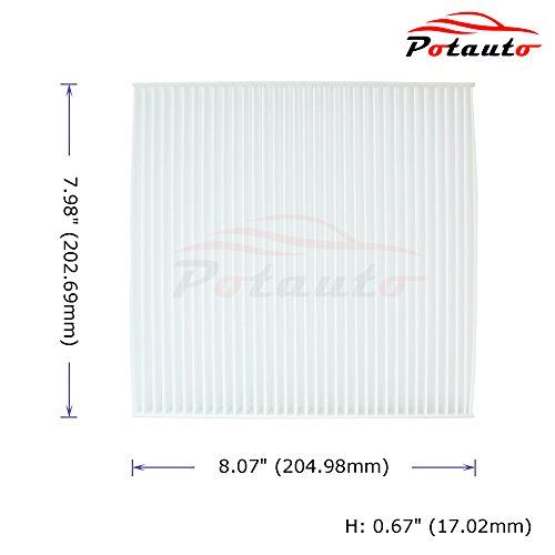 Chic Potauto Map 1013w Cabin Air Filter Replacement Compatible