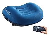 Trekology Ultralight Inflatable Camping Travel Pillow - ALUFT 2.0 Compressible, Compact, Comfortable, Ergonomic Inflating Pillows for Neck & Lumbar Support While Camp, Hiking, Backpacking