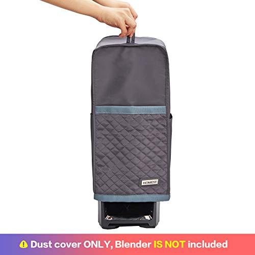 HOMEST Quilted Blender Dust Cover with Accessory Pocket Compatible with