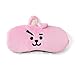 BT21 Official Merchandise by Line Friends - Cooky Character Eye Sleep Mask for Men & Women