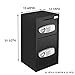 Smartxchoices Double Door Security Electronic Safe Box Large Steel Digital Business Office Home Drop Slot Safe for Gun Cash Money Jewelry Heavy Duty