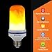 Mei-Max MOOD SETTING FLAME EFFECT LED BULB – Entry, Patio, Porch Light, Indoor Outdoor Realistic Flame LED Decorative Lights - Unbreakable Dancing Fire Light Bulb with Lamp Base