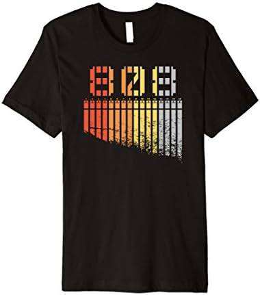 Men's 808 - Retro inspired vintage electronic music shirt Medium Black