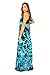 Riviera Sun Summer Dresses Maxi Dress Sundresses For Women,Black / turquoise,X-Large