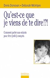 Qu'est-ce que je viens de dire !?!