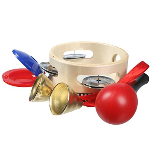 kilofly Kids Mini Band Musical Instruments Rhythm Toys Value Pack [Set of 12] - Image 3