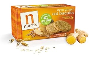 NAIRN'S Nairns Oat Cookies Stem Ginger 7.1oz (200g) Case of 6
