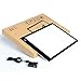 Happycamping Tracing Light Box, A4 LED Artcraft Tracing Light Pad Light Box for Artists,Drawing, Sketching, Animation, 9.4x14 Inch Light Pad (A4)