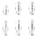 Sutemribor 48Pcs 6 Sizes Heavy Duty Zinc Plated Steel Molly Bolt Hollow Drive Wall Anchor Screws Assortment Kit for Drywall, Plaster and Tile