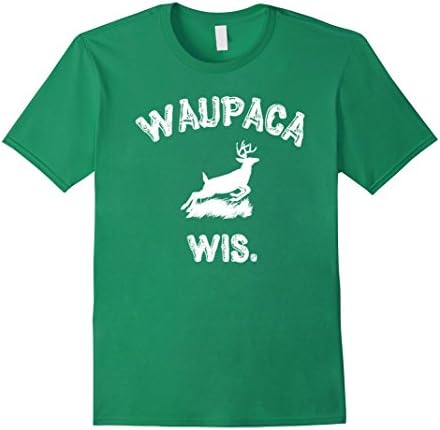 Mens WAUPACA WIS T-shirt XL Kelly Green