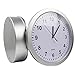 SINOCMP Wall Clock Hidden Safe Clock Safe Secret Safes Hidden Safe Wall Clock for Secret Stash Money Cash Jewelry, 10 inch Plastic Silver Wall Clock Compartment Stash Box