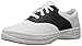 Keds School Days II Uniform Sneaker (Little Kid/Big Kid), White/Black, 4.5 M US Big Kid
