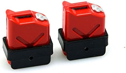 MOHERO 1/10 RC Scale ABS Fuel Tank for 1/10 Axial Wraith SCX10 EXO AX10 Truck Accessory Pack of 2