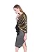 MissShorthair Women's Metallic Soft Pashmina Shawl Wrap Scarf in Solid Colors