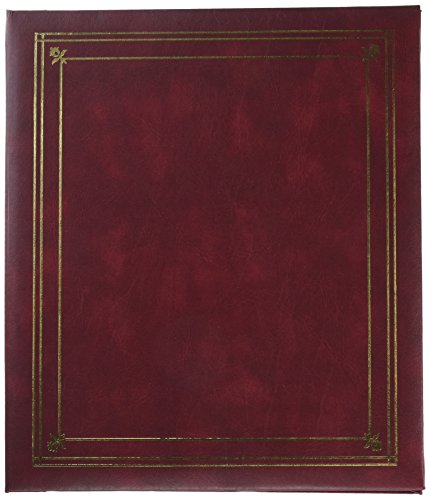 Pioneer Post Bound, Clear Pocket Photo Album with Solid Color Covers, Holds 12-5x7