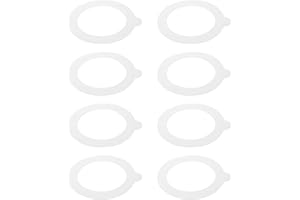 iplusmile 8 Pcs 3.75 Inch Silicone Seal Rings for Mason Jar Lids, Food-grade Gaskets for Glass Storage Jars,